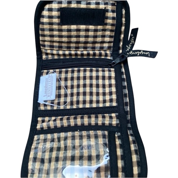 NWOT Longaberger Wallet Vintage “Like New” Plaid Approx. 5” x 3” - Picture 2 of 4